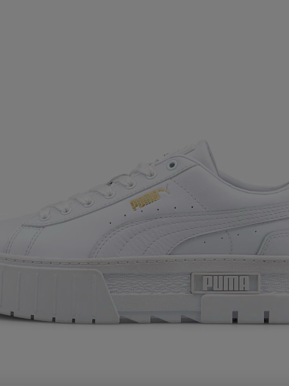 Puma White Platform Sneakers